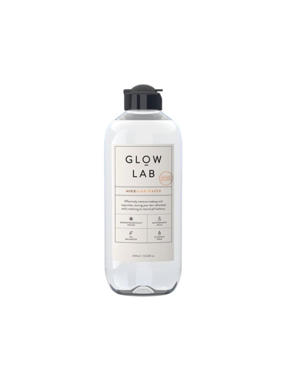 Glow Lab Micellar Water 13.52 Fl Oz NEW